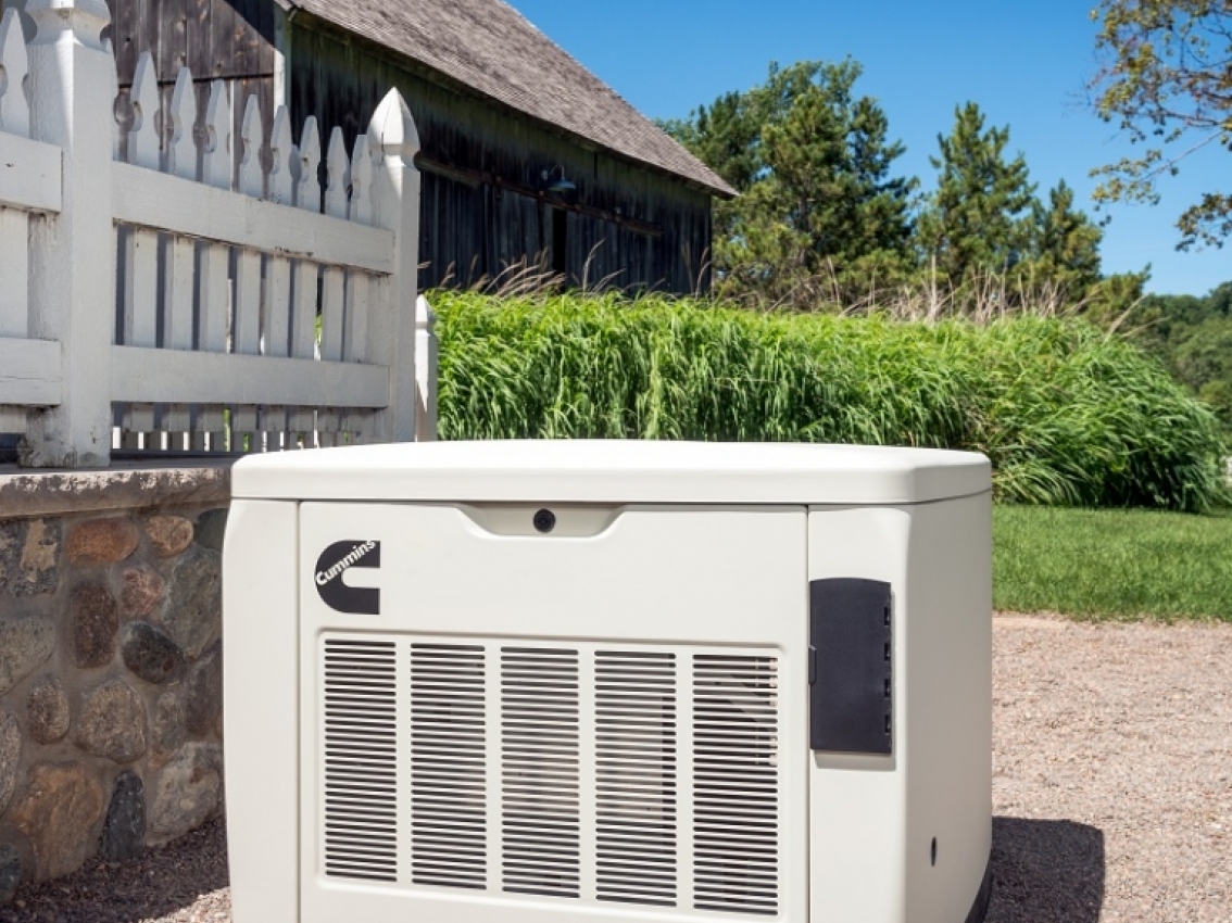 cummins-home-standby-generator-installation Prime Generators certified technician completing a professional Cummins generator installation in Prosper, TX